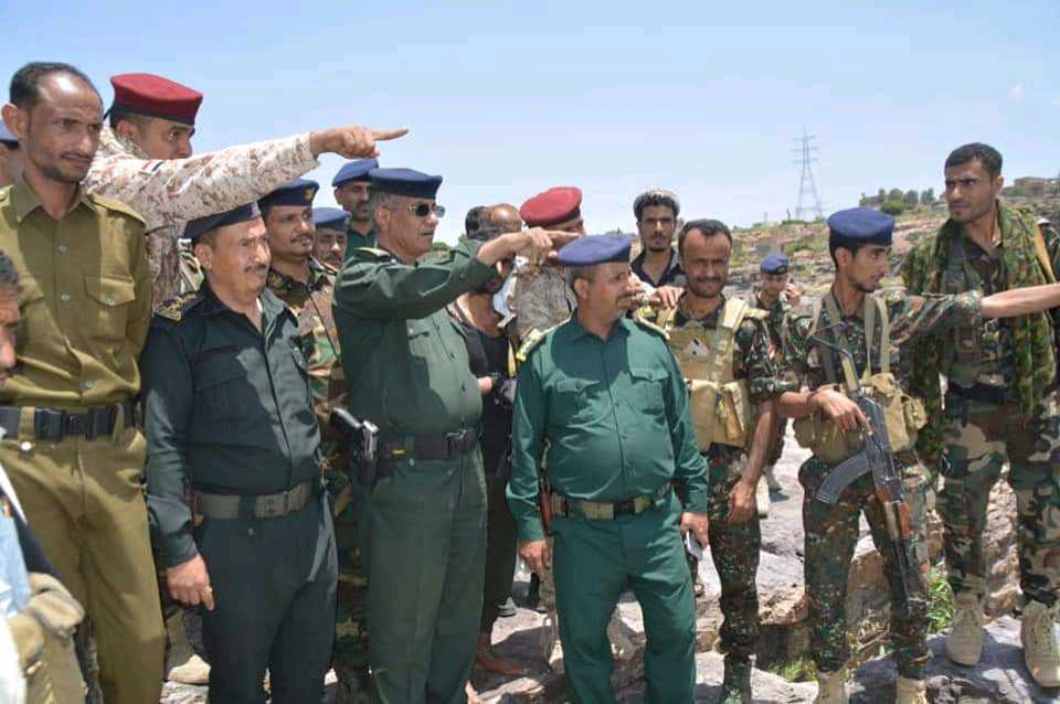 مدير عام شرطة محافظة تعز يتفقد شرطة مديرية الصلو ويطلع على الجاهزية 