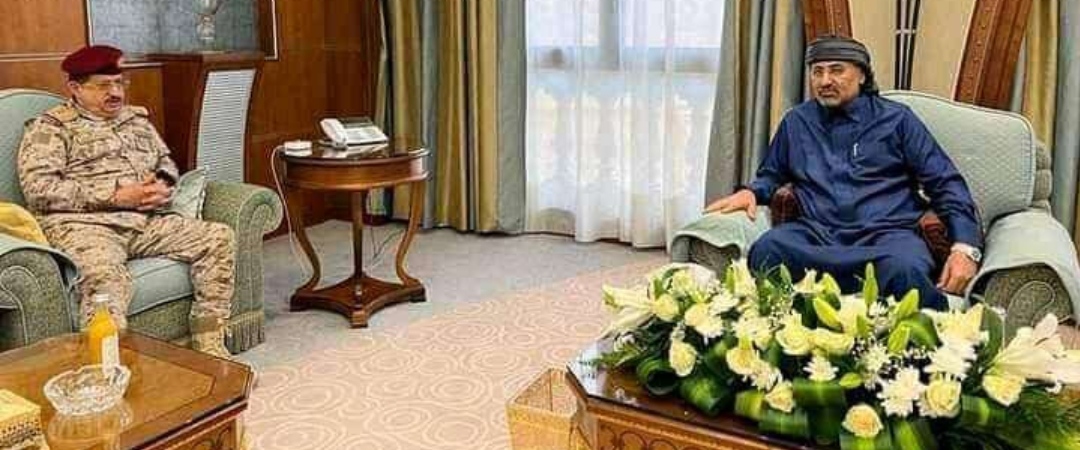 عيدروس الزبيدي يلتقي وزير الدفاع المقدشي