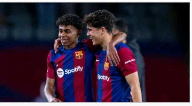 برشلونة يعلن تسجيل لامين يامال وكوبارسي في قائمة الفريق الأول