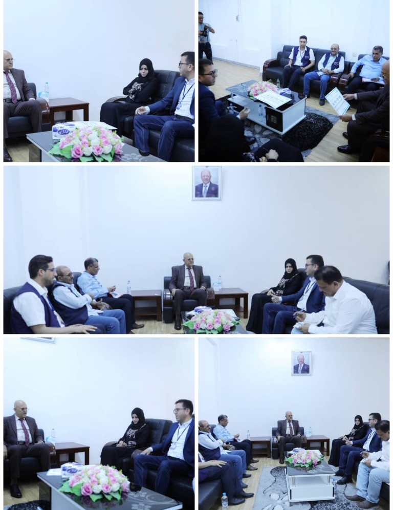 محافظ تعز يثمن الدور الإنساني الكبير الذي يقوم به مركز الأطراف الصناعية وإعادة التأهيل في المحافظة