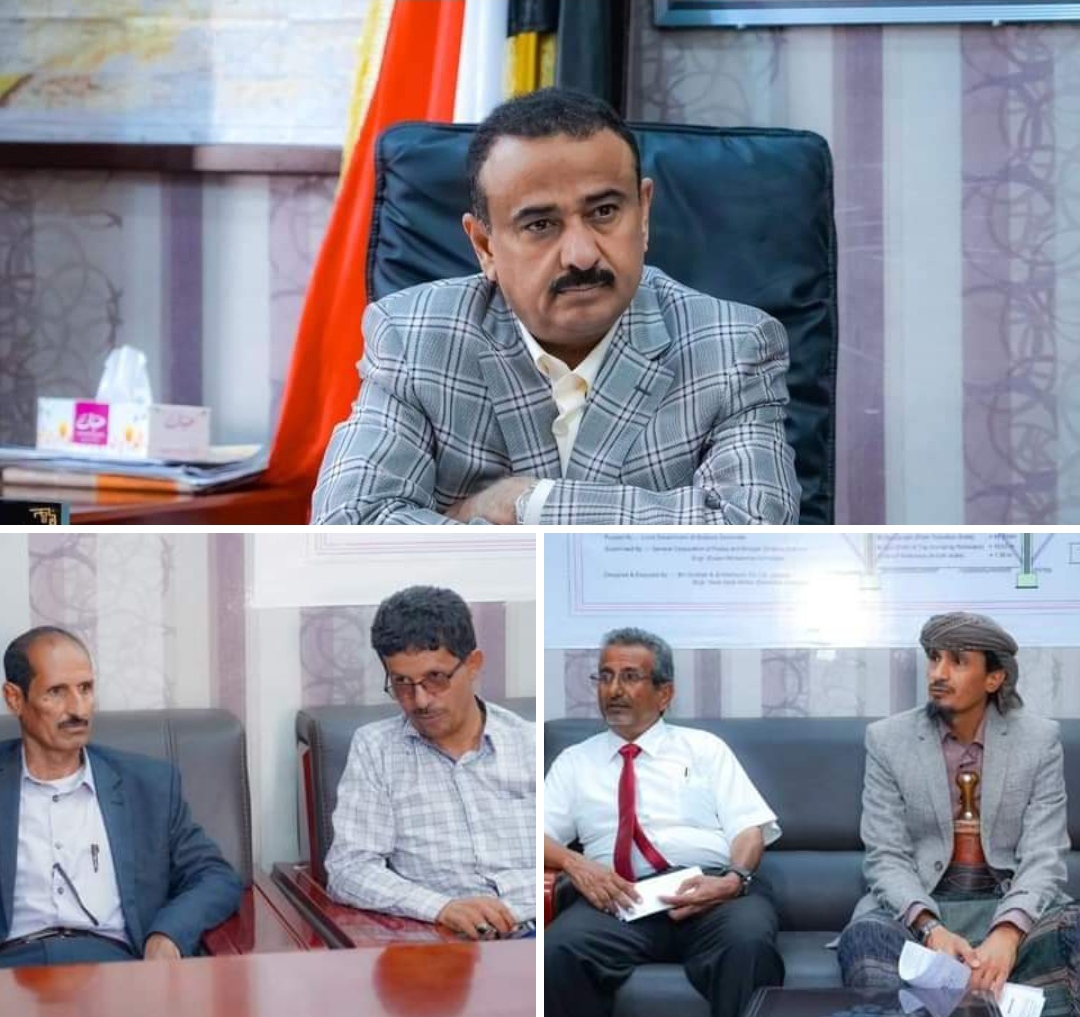 محافظ شبوة بن الوزير يلتقي بعدد من مدراء عموم المكاتب التنفيذية ويشدد على الاهتمام بالعمل والانضباط الوظيفي بِما يُسهم بِديمومة الأعمال الحكومية