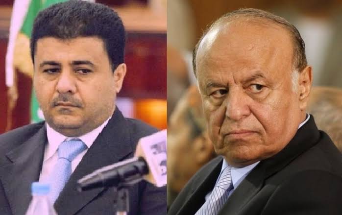 بدا مرتبكا ومتخبطا .. العيسي  يعلن صراحة تربصه بالرئيس هادي للإنقضاض على كرسي الرئاسة ويكشف علاقته بالحوثيين - تفاصيل صادمة 