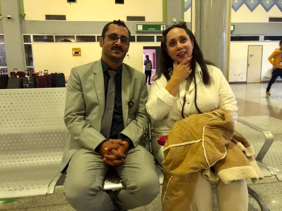 عند وصولها عدن .. ليلى ربيع: اول شئ طلبته محدش يصور باسبوري!