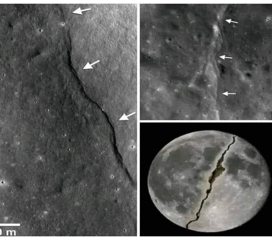 إنشقاق القمر يثير جدلا على مواقع التواصل وناسا تحسم الأمر