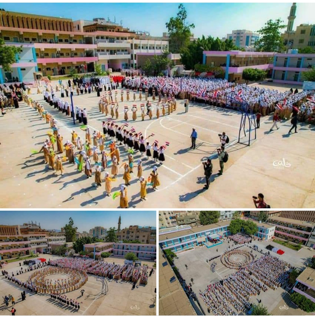 مدرسة نعمة بتعز تحتفي بالذكرى الـ60 لثورة 26 سبتمبر  