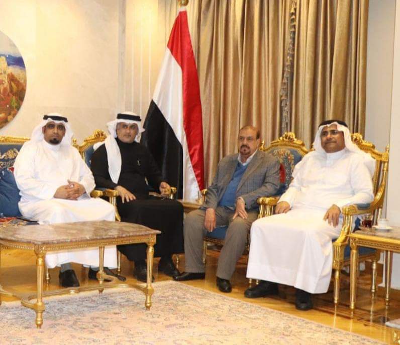 البركاني يبحث مع العسومي تعزيز العلاقات البرلمانية بين مجلس النواب والبرلمان العربي