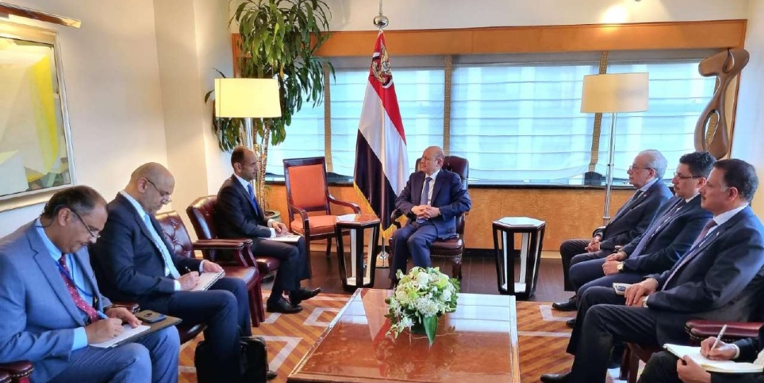 الرئيس العليمي يستقبل الامين العام لمجلس التعاون لدول الخليج العربية