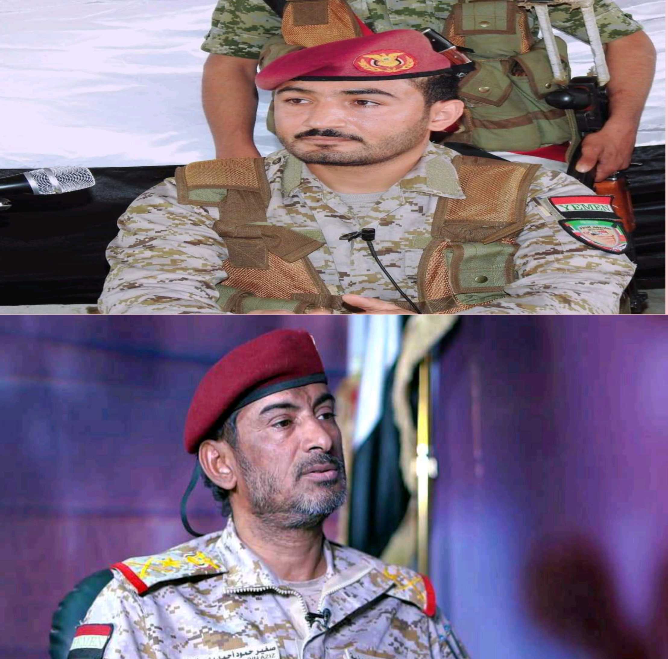 قائد اللواء الثالث عاصفة يعزي الفريق بن عزيز بوفاة شقيقه