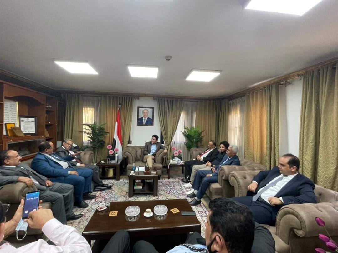 السفير مارم يستقبل وزير النقل حُميد 
