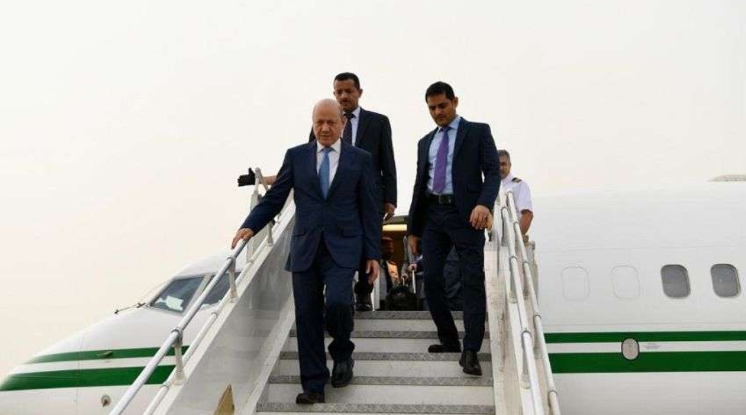 الرئيس العليمي يصل الى هذه العاصمة بهدف هذا الأمر