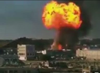 شهود ومصادر طبية: مقتل مدنيين اثنين على الأقل وإصابة العشرات جراء انفجار محطة لتعبئة الغاز وسط مدينة البيضاء
